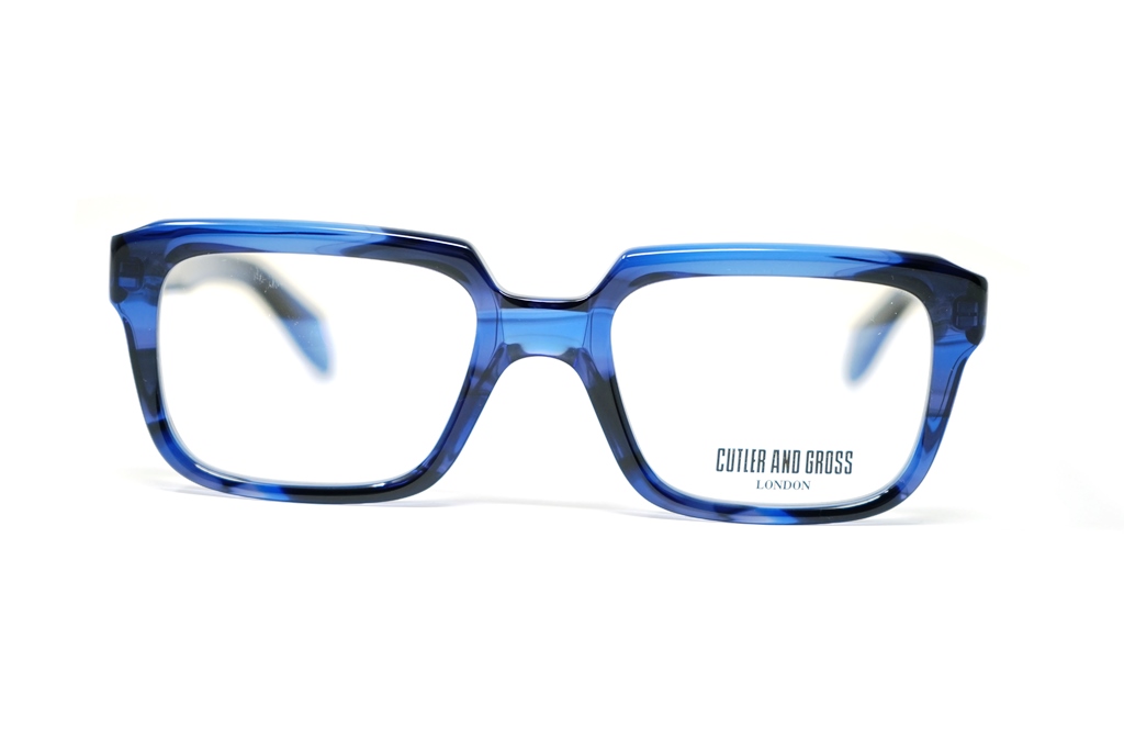 CUTLER AND GROSS / カトラーアンドグロス 9289 04 Striped Blue Havana