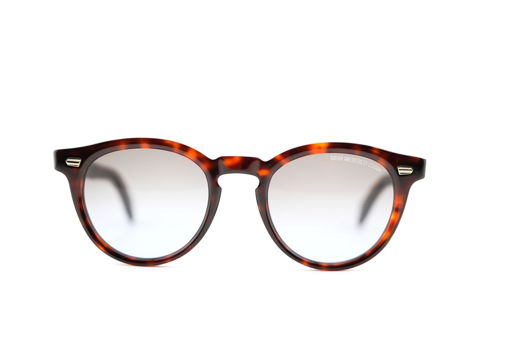 ★CUTLER AND GROSS★カトラー＆グロス★Mod.534★brown 世界観体現オールドピース1990s ENGLAND製 デッド CUTLER AND
