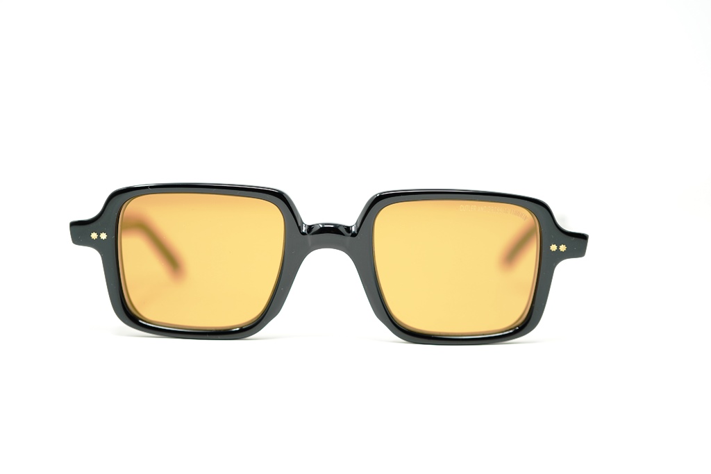 CUTLER AND GROSS / カトラーアンドグロス GR02 01 RECTANGLE SUNGLASSES-Black