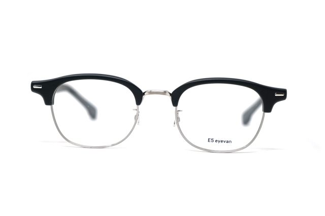 E5 eyevan c3 BK/ST 極美品 E5 eyevan / C3 掛け心地最高級サーモントブローフレーム再入荷｜東京