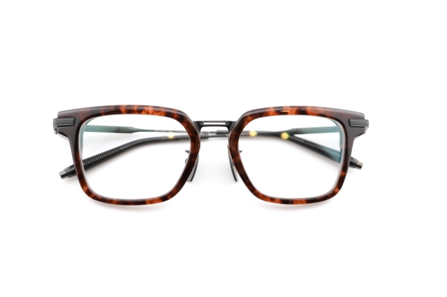 AKONI / アコニ COMPTON – Dark Havana / Antiqued Pewter