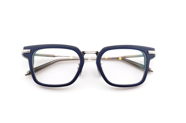 AKONI / アコニ COMPTON – Matte Blue / Brushed Palladium
