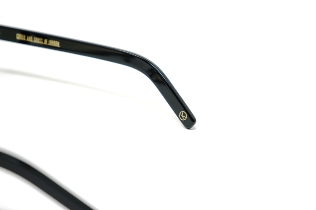 メガネ CUTLER&GROSS Cutler & Gross - 1357 D-Frame Optical Glasses - Black Taxi