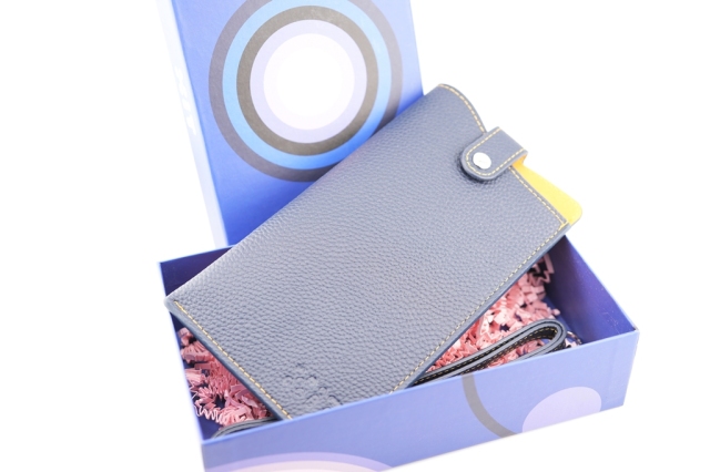 XIT/エックスアイティー vegan leather case navy