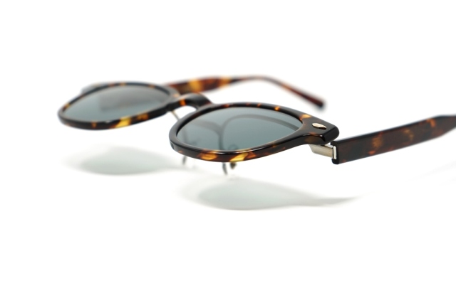 美品 EYEVAN Webb-FP 49 TORT 跳ね上げ 日本製 希少 EYEVAN アイヴァン 跳ね上げ・単式メガネ Webb-FP 49size通販