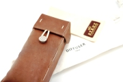 TANNED LEATHER EYEWEAR CASE / Dark Brown STRUT Special Order  4月30日まで特別価格