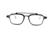 LUCAS de STAEL / ルーカスドスタール HELIUM 09 Genuine cow leather Shiny grey croco - metal Brass