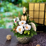 お正月の飾りにぴったりなプリザーブドフラワーの一覧