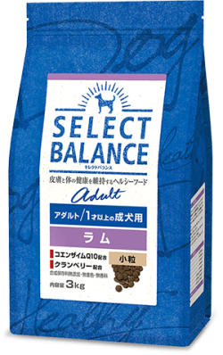 セレクトバランス アダルト ラム 小粒 1才以上の成犬用 1kg スタイル