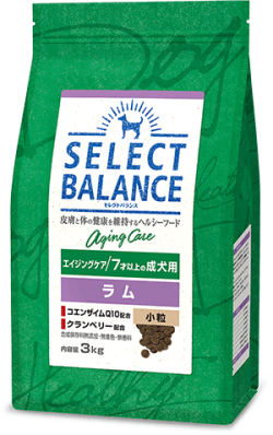 セレクトバランス エイジング　高齢犬用　ラム　小粒　7kg セレクトバランス エイジングケア ラム 小粒7才以上の成犬用 7kg
