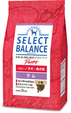 セレクトバランス パピー ラム 小粒 子犬・母犬用 3kg