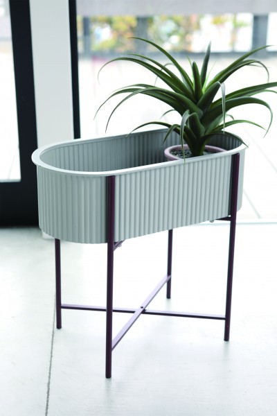 プラントボックス スタンド プランター プランタースタンド プランターポット プリーツ 植物スタンド 鉢カバー 店舗什器 neulo 