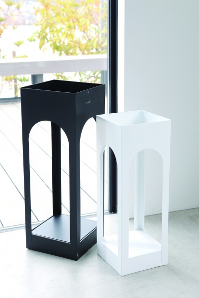 フラワースタンド ２点セット ブラック ホワイト グラフィ プランタースタンド 植物スタンド 花台 スタンド スタンド 店舗什器 n