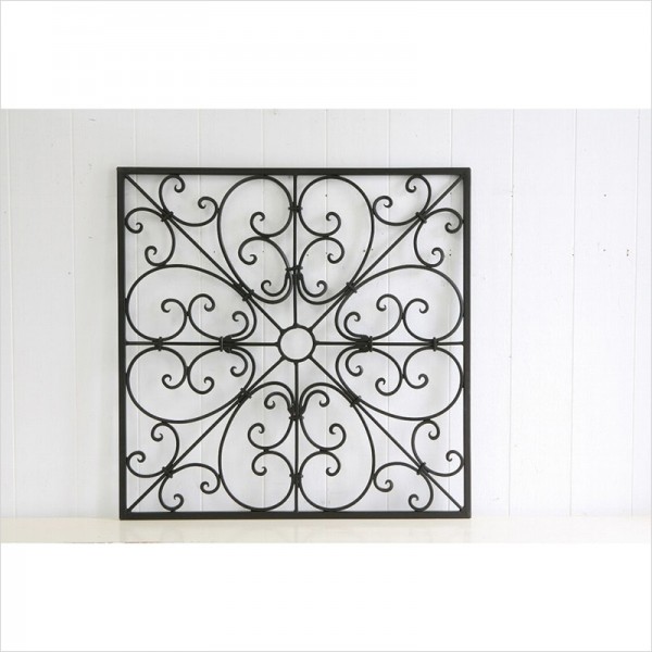 アイアン スクエアパネル ウォールデコ スクエア アイアンパネル アイアンオブジェ ウォールオブジェ アンティーク調 アイアン飾