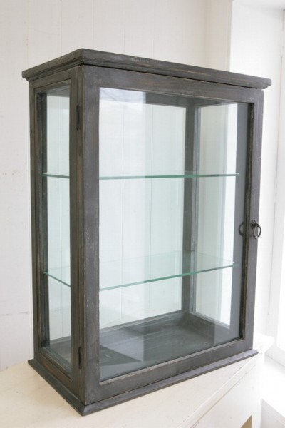 コレクションケース ガラスケース キュリオ ノアール コレクションシェルフ 棚 店舗什器 フレンチカントリー シャビーシック ア