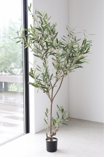 オリーブ 人工観葉植物 ラージ 大きい 造花 人工植物 オリーブの木 ガーデニング 店舗什器 大型植物 店舗装飾 フレンチカントリ