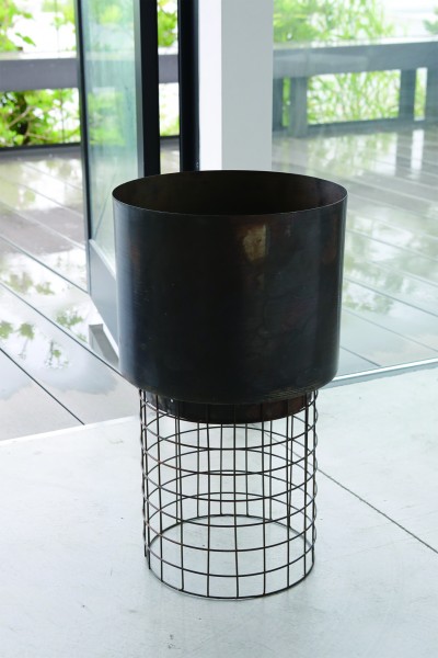 ラスティ メッシュスタンドカバー プランターカバー 鉢カバー プランタースタンド インダストリアル 観葉植物 おしゃれ 店舗什器