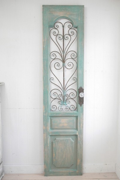 ドアパネル ドア飾り 壁面装飾 ベルデ デコレートドア アンティーク調 ミント ドア飾り 壁面飾り アンティーク風 ドア 壁掛け 撮