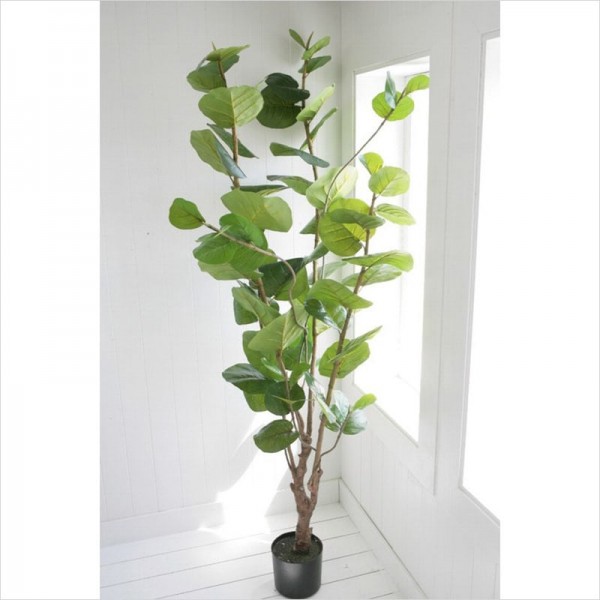 シーグレープ 造花 ラージ 人工観葉植物 大型 人工植物 店舗什器 大型植物 店舗装飾 玄関 リビング フレンチカントリー シャビー