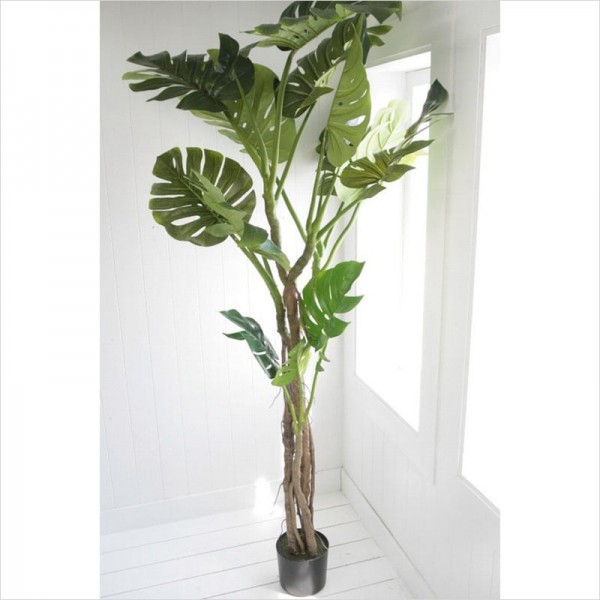 モンステラ 造花 ラージ 大きい 人工観葉植物 人工植物 店舗什器 大型植物 店舗装飾 大型 フレンチカントリー シャビーシック