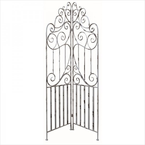 アイアンパネル スクリーン ヌーボー フォールドスクリーン 折り畳み式 アンティーク調 パーテーション 壁面装飾 間仕切り ブロ