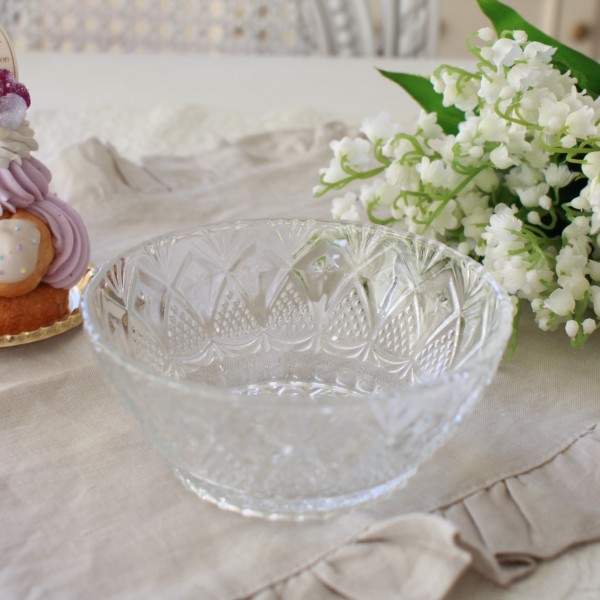 プティボウル ガラスボウル サラダボウル ボウル クラシカ (1106) ガラス製 小物入れ アンティーク風 アンティーク調 アンティー