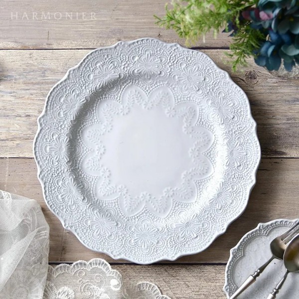 ラセラミカ イタリア製 ディナープレート メインプレート ディナー皿 大皿 ラ セラミカ イタリア プラター 27cm メルレットシリ