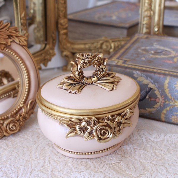ジュエリーケース 小物入れ ベルサイユ ローズ アクセサリーケース（148) ロココ調 アンティーク調 雑貨 アンティーク風 輸入雑