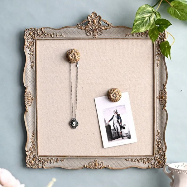 ヴェルサイユ マグネットボード フレーム 壁掛け ロココ調 シャビーシック 壁飾り (1557) おしゃれ クラシック ロココ調 姫系 フ