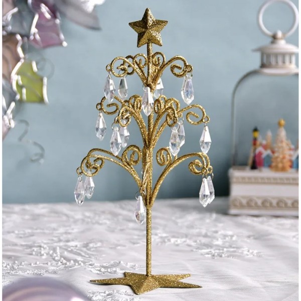 (SALE20%OFF) ジュエル クリスマスツリー ゴールド エレガント ツリー ビーズ ツリー クリスマス ギフト クリスマス装飾 可愛い 