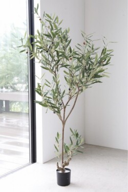 オリーブ 人工観葉植物 ラージ 大きい 造花 人工植物 オリーブの木 ガーデニング 店舗什器 大型植物 店舗装飾 フレンチカントリ