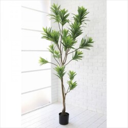 ドラセナ ソングオブインディア 造花 大きい ラージ 人工観葉植物 人工植物 店舗什器 大型植物 店舗装飾 フレンチカントリー シ