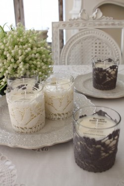 アロマキャンドル Ｓ フランス製 オーガニック ローズ ラベンダー コットンフラワー フィグ ライスパウダー オーキッド 薔薇 ル