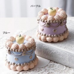 パステルケーキ ホイップ 置物 ケーキ オブジェ フェイク フェイクスイーツ (1492) 可愛い ロココ調 シャビーシック 姫系 フレン