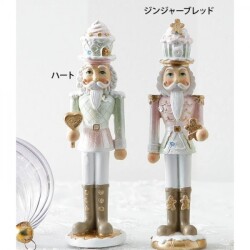 クリスマス くるみ割り人形 ケーキソルジャー 置物 ナッツクラッカー 可愛い アンティーク風 ロココ調 店舗装飾 クリスマス装飾 