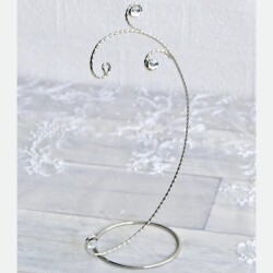 (SALE20%OFF) オーナメントスタンド オーナメントハンガー シルバー イーゼル 飾り ツリーオーナメント ディスプレイスタンド 可