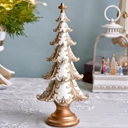 クリスマスツリー ホワイトツリー クラシカル ツリー ゴールド クリスマス ギフト クリスマス装飾 可愛い おしゃれ エレガント 