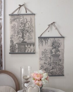 ウォールアート 壁飾り タペストリー マチルドエム フランス スクリーン 壁面装飾 (391・392) ウォールデコ 額絵 可愛い マチル