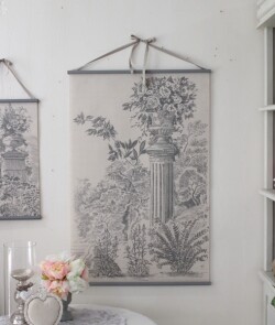 壁飾り タペストリー シャビーシック 壁掛け 軽量 マチルドエム フランス スクリーン ウォールアート (393) ウォールデコ 額絵 