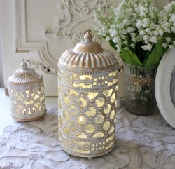 LEDランタン おしゃれ LEDライト キャンドルライト マチルドエム フランス アイアン＆ガラス トール (529) ランタン キャンドル 