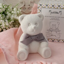 テディベア アロマオブジェ 石膏 アロマストーン 置物 可愛い マチルドエム フランス センティッドデコ ベアー ヌヌルス ベア (5