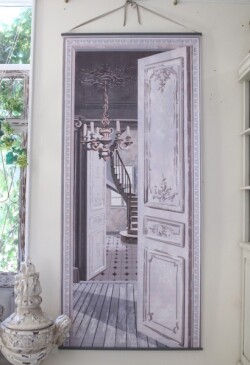 タペストリー スクリーン 壁飾り おしゃれ アンティーク風 (742) マチルドエム フランス ウォールデコ 額絵 可愛い マチルドM Ma