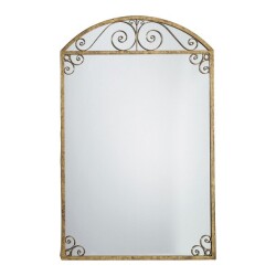 大型ミラー 壁掛けミラー ゴールド マチルドM フランス 鏡 壁掛け アーチミラー ミラー アンティーク調 アンティークゴールド ウ