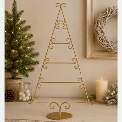 (SALE20%OFF) ツリー クリスマスツリー オーナメントスタンド デコレーションスタンド ゴールド ワイヤーツリー  (1182) マチル