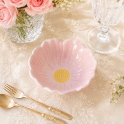 (SALE30%OFF) ボウル スモール フルーツボウル ピンク フラワー 可愛い 食器 チューリップ マチルドエム フランス（1199) マチル