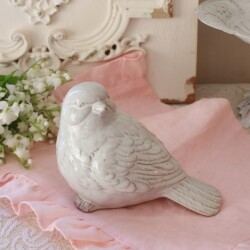 ラージバード 小鳥 置物 バード オブジェ おしゃれ マチルドエム フランス（1168) マチルドM Mathilde M シャビーシック アンテ