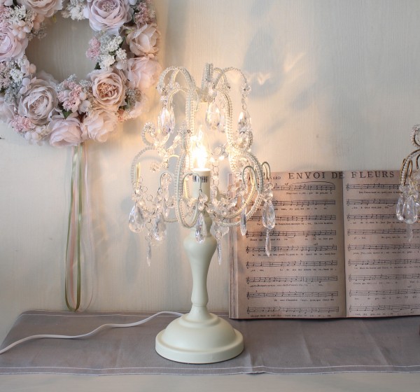 オシャレなテーブルレトロランプ 薔薇 百合の花 【公式通販】