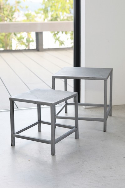 ロースタンド ランス 2点セット シルバー 花台 フラワー