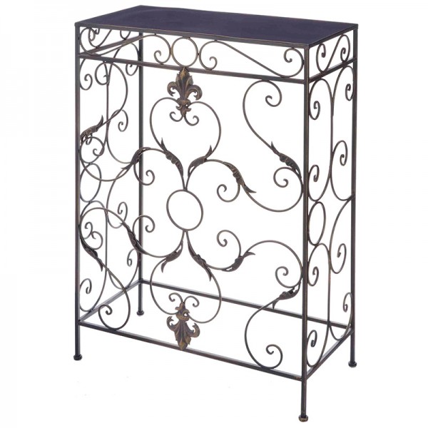 コンソール アイアン 飾り台 花台 コラム アイアンテーブル コンソール