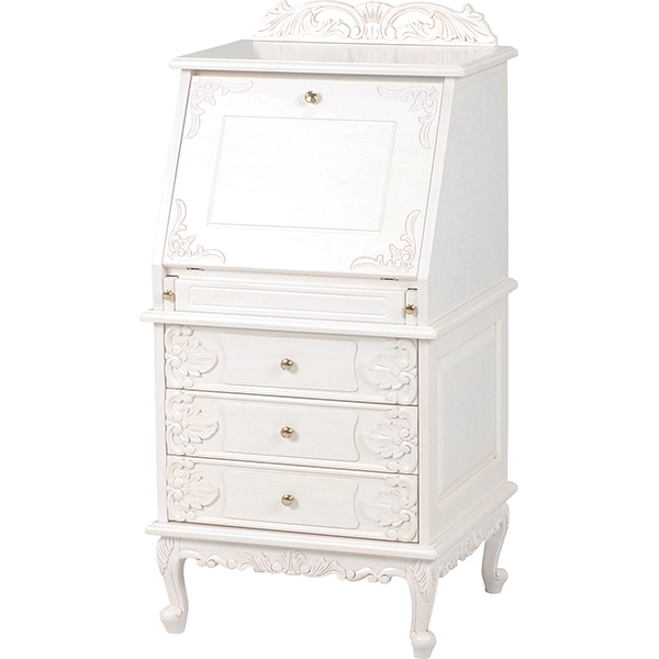 机 ロココ 懐かし パソコンデスク 猫足 イタリー 